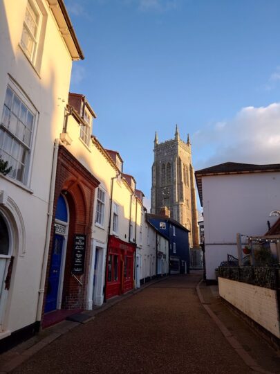 Cromer has many charming narrow lanes originally the cottages of fishermen.