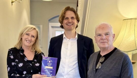 North Norfolk MP Steff Aquarone visits North Cottage Cromer in May 2025