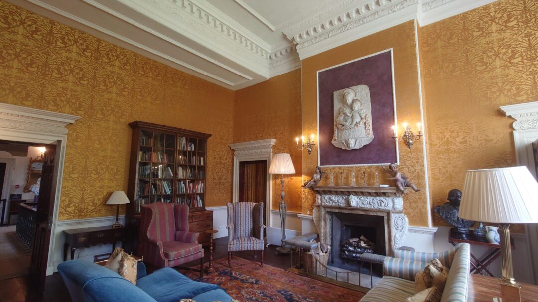 The rooms are gloriously decorated and furnished at Wolterton. They are surprisingly homely for such a grand house.