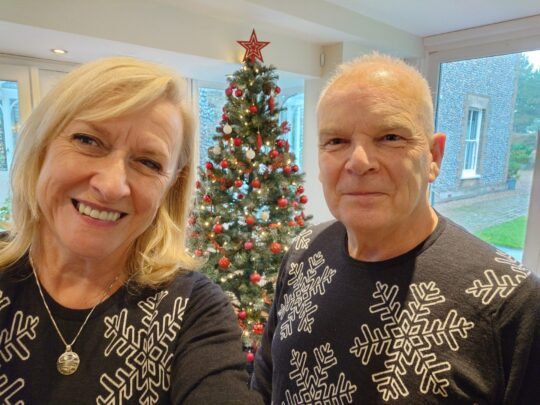 Andrea and Jerry, hosts at North Cottage Cromer in North Norfolk always extend a warm welcome to guests celebrating Christmas in North Norfolk.